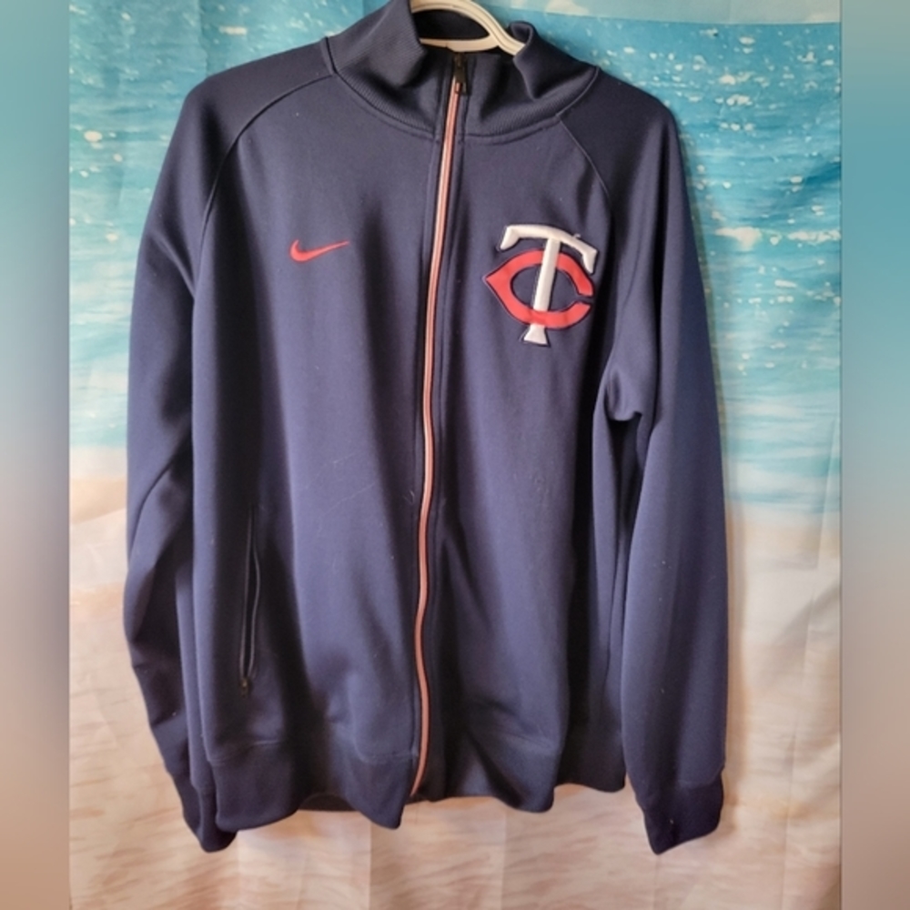 Minnesota Twins Zip‎ up Athletic Jacket MLB  Size Large